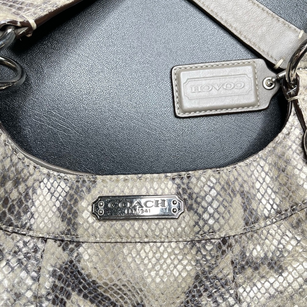 Rare Coach Python Medium Size Purse - Picture 5 of 7
